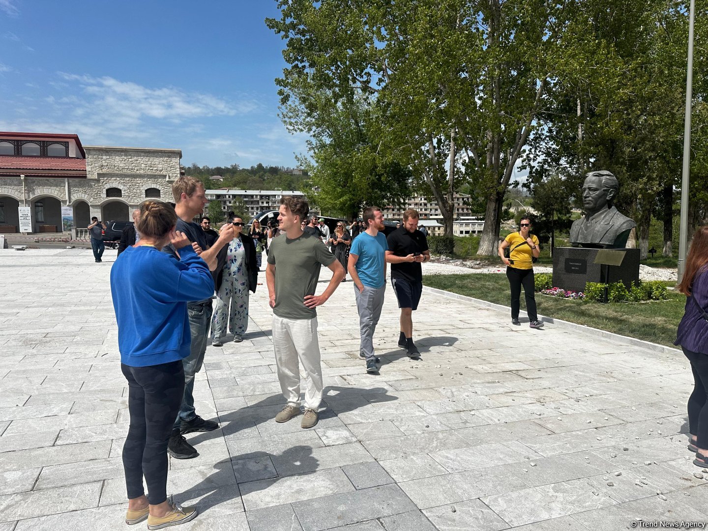 Норвежские путешественники прибыли в город Шуша (ФОТО)