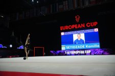 Зохра Агамирова вышла в два финала Кубка Европы по художественной гимнастике в Баку (ФОТО)