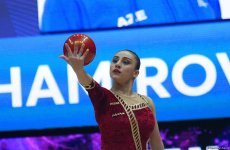 Зохра Агамирова вышла в два финала Кубка Европы по художественной гимнастике в Баку (ФОТО)