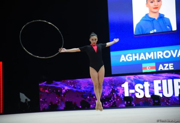 European Rhythmic Gymnastics Cup welcomes Azerbaijani athlete in quarterfinals (PHOTO)