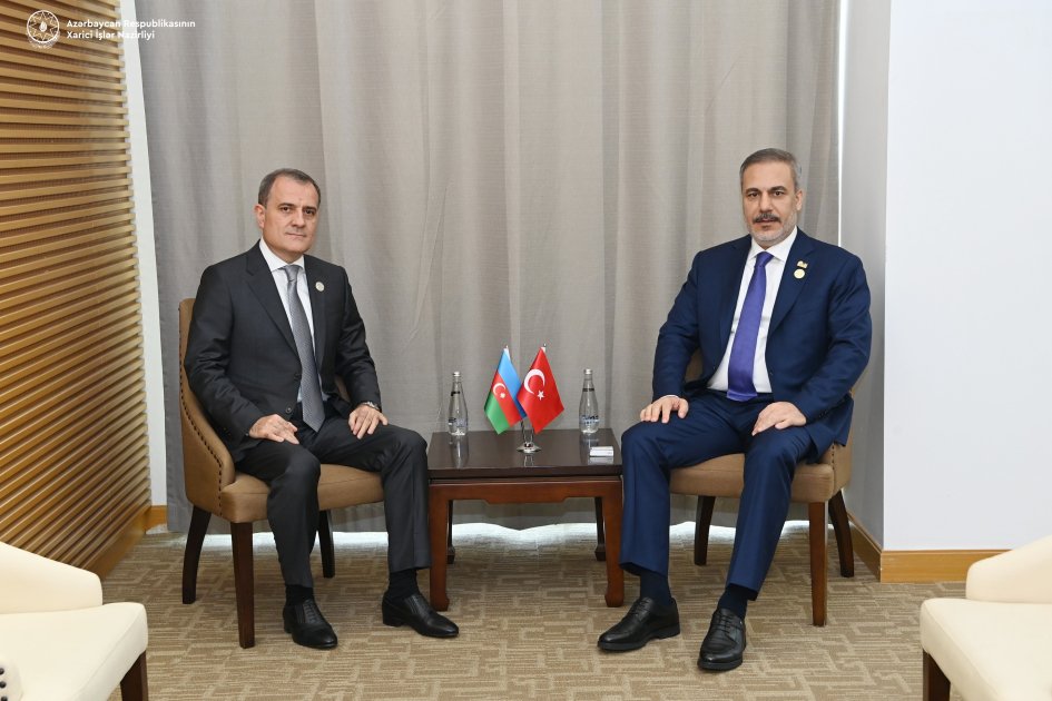Azerbaijani FM meets with his Turkish colleague (PHOTO)