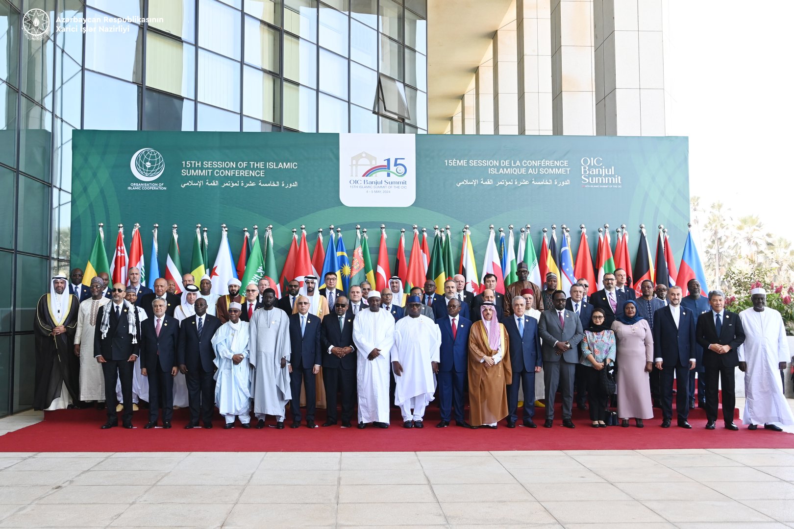 Azerbaijani FM addresses 15th OIC Summit (PHOTO)