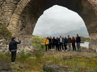 Норвежские путешественники ознакомились с Худаферинским мостом (ФОТО)