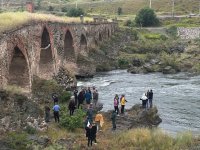 Норвежские путешественники ознакомились с Худаферинским мостом (ФОТО)