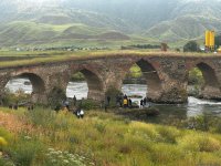 Норвежские путешественники ознакомились с Худаферинским мостом (ФОТО)