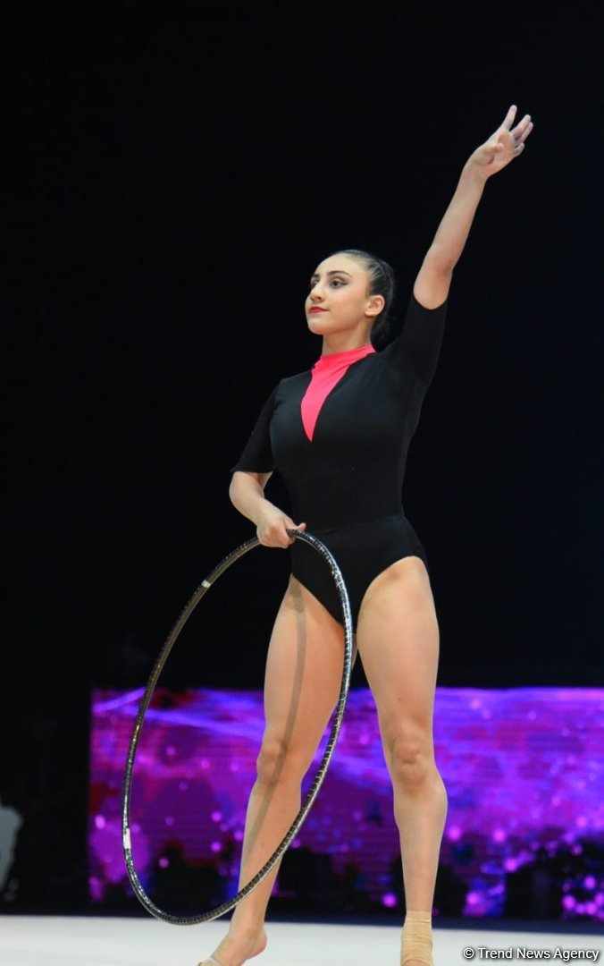 European Rhythmic Gymnastics Cup welcomes Azerbaijani athlete in quarterfinals (PHOTO)