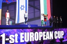 В Баку состоялась церемония награждения победителей и призеров Кубка Европы по художественной гимнастике (ФОТО)
