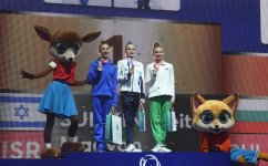 В Баку состоялась церемония награждения победителей и призеров Кубка Европы по художественной гимнастике (ФОТО)