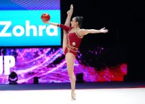 Azerbaijani athletes compete in finals of European Cup in Rhythmic Gymnastics in Baku (PHOTO)