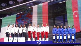 Кубок Европы в Баку: состоялась церемония награждения команд в групповых упражнениях (ФОТО)