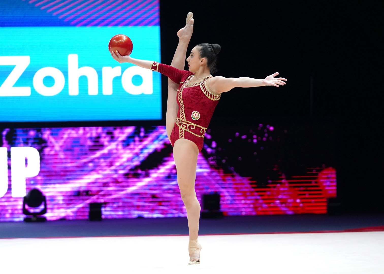 Azerbaijani athletes compete in finals of European Cup in Rhythmic Gymnastics in Baku (PHOTO)