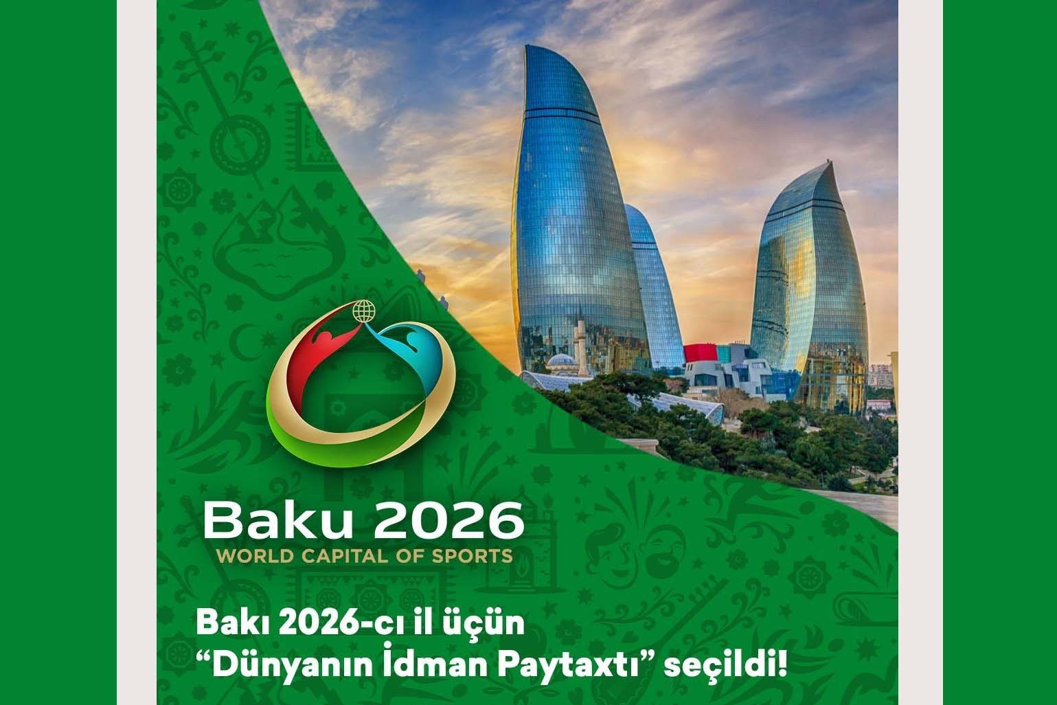 Federation of European Sports Capitals and Cities nominates Azerbaijan's Baku as sports capital of world for 2026