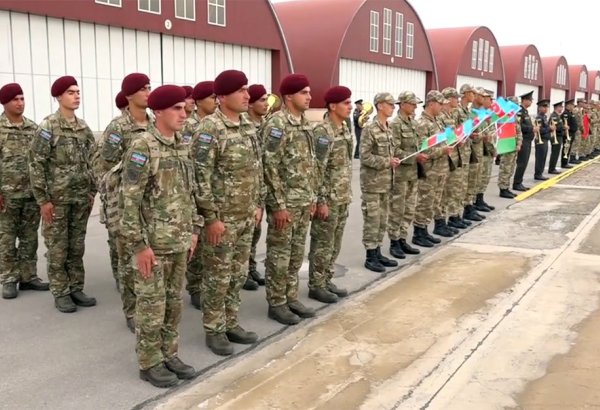 Азербайджанские военнослужащие отправились на международные учения в Турцию (ВИДЕО)
