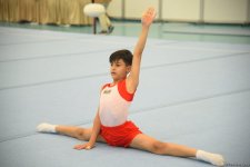 Стартовали соревнования открытого чемпионата и открытого первенства Баку по спортивной гимнастике (ФОТО)