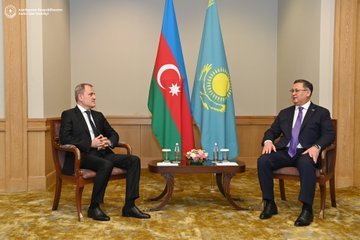 Состоялась встреча глав МИД Азербайджана и Казахстана (ФОТО) (Обновлено)