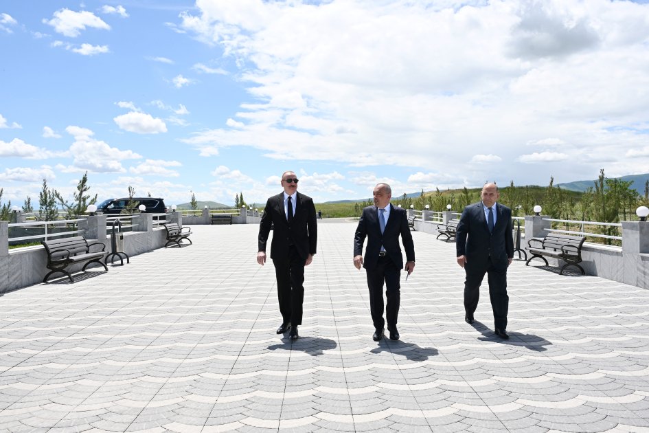 President Ilham Aliyev attends inauguration of Kondalanchay reservoir in Fuzuli district (PHOTO/VIDEO)