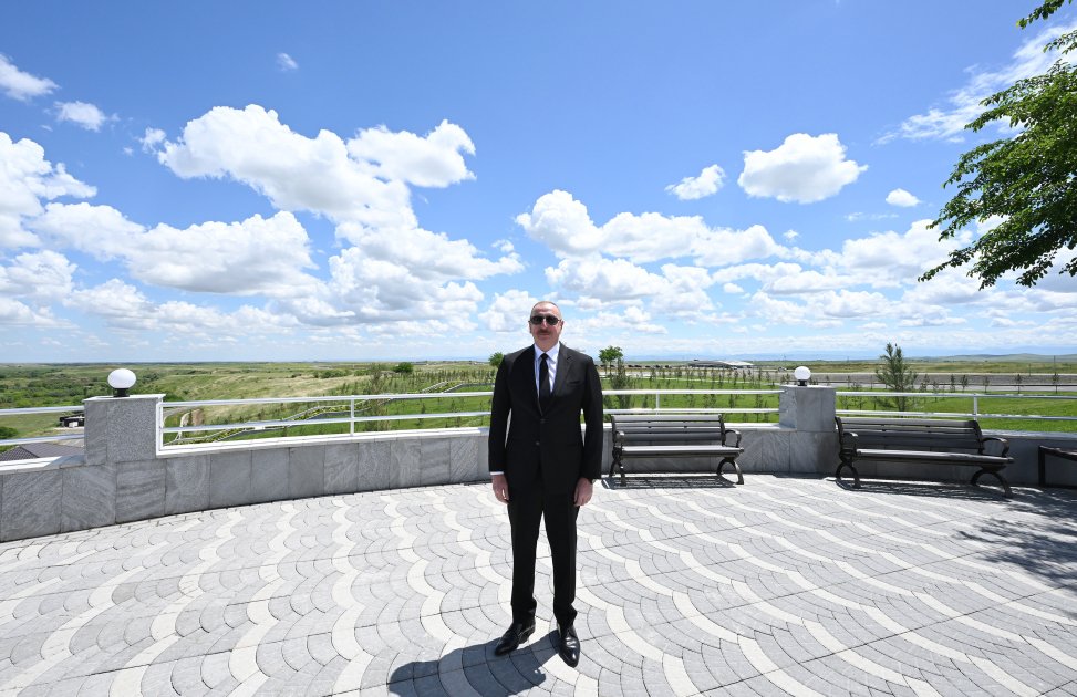 President Ilham Aliyev attends inauguration of Kondalanchay reservoir in Fuzuli district (PHOTO/VIDEO)