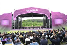 В Шуше представлено шоу мастеров на ударных инструментах в рамках Международного фестиваля "Харыбюльбюль" (ФОТО)