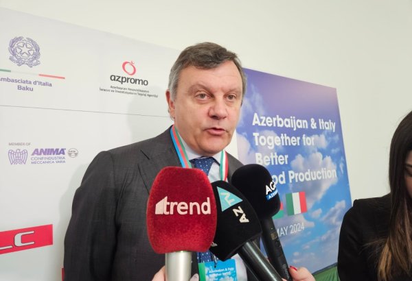 Our main goal lies in boosting visibility of Italian products in Azerbaijan - FederUnacoma