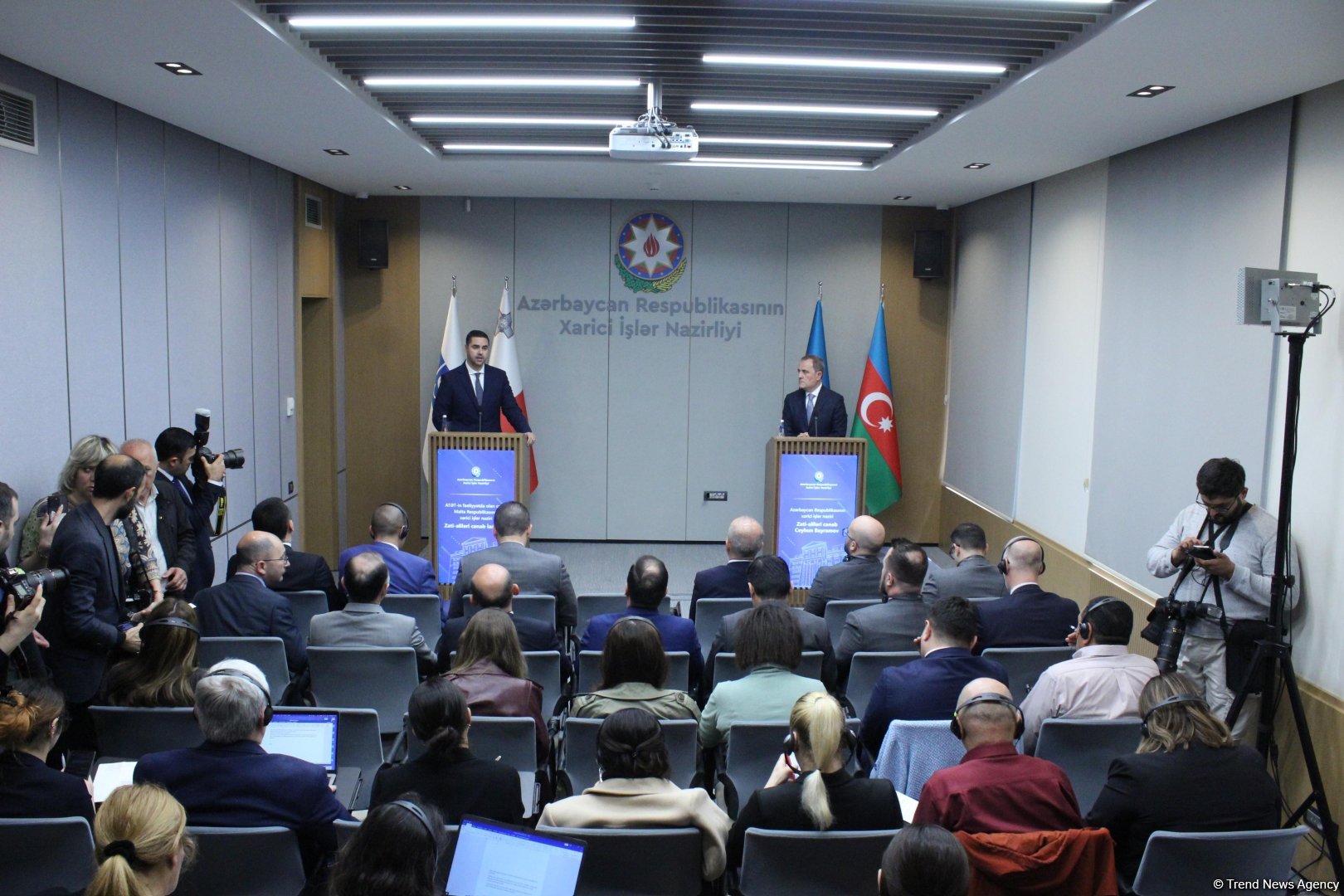 Azerbaijani FM and OSCE Chair-in-Office hold joint press conference (PHOTO)