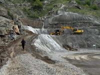 Представители СМИ ознакомились со строительными работами на автомобильной дороге Ханкенди-Шуша-Лачин (ФОТО)