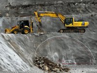 Представители СМИ ознакомились со строительными работами на автомобильной дороге Ханкенди-Шуша-Лачин (ФОТО)