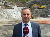 Представители СМИ ознакомились со строительными работами на автомобильной дороге Ханкенди-Шуша-Лачин (ФОТО)