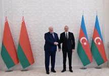 В Баку состоялась церемония официальной встречи Президента Республики Беларусь Александра Лукашенко (ВИДЕО/ФОТО)