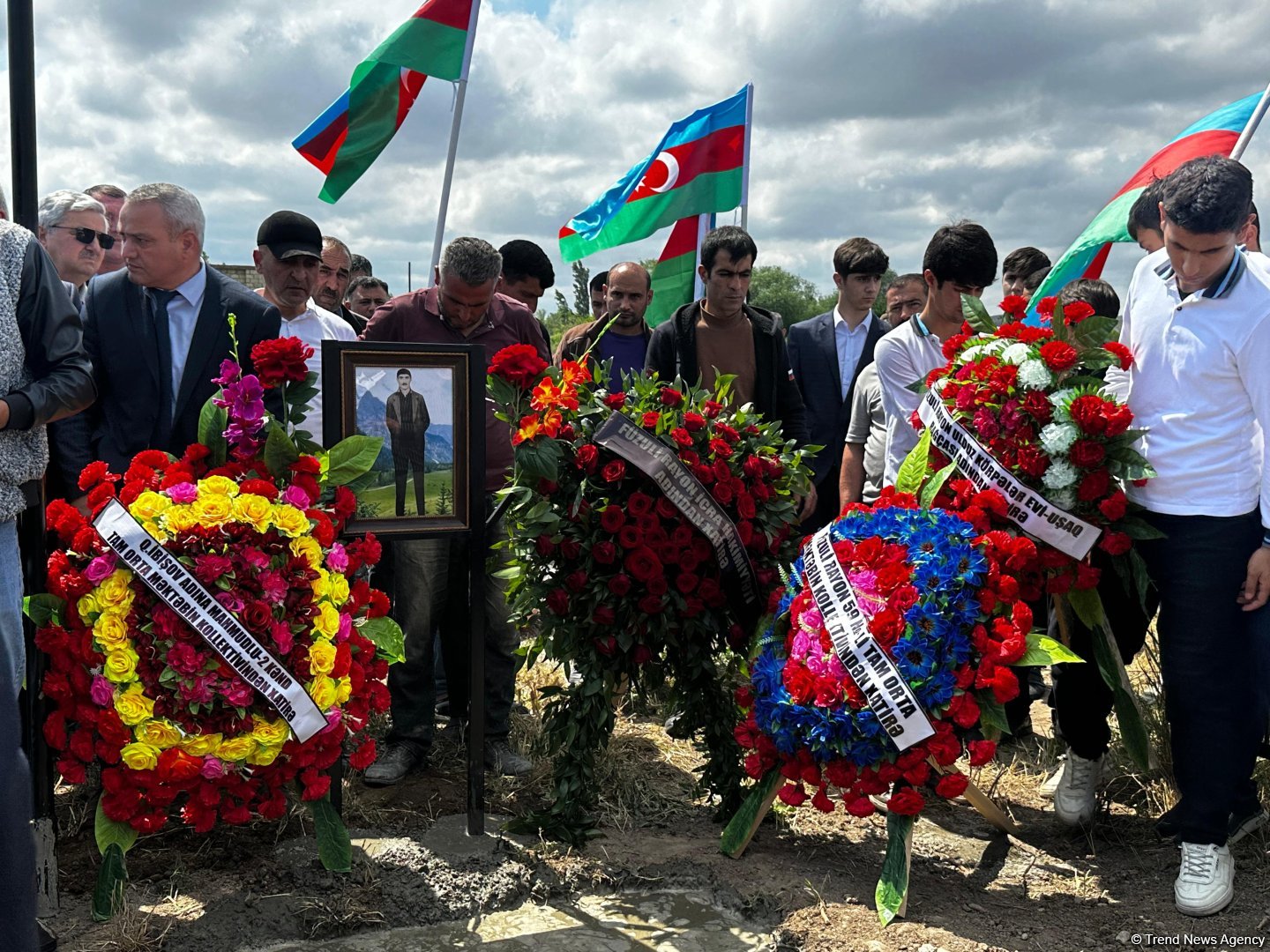 В Физули похоронены останки шехида Первой Карабахской войны (ФОТО)