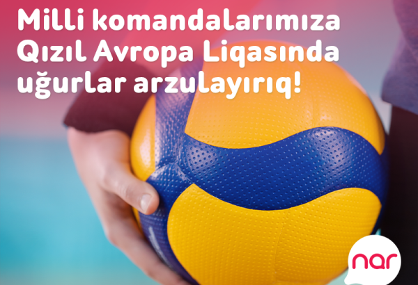Nar wishes good luck to our national volleyball teams in Golden European League!