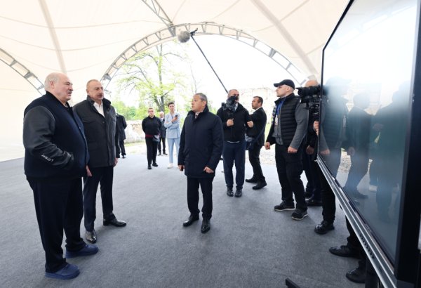 Президент Ильхам Алиев и Президент Александр Лукашенко проинформированы о Генеральном плане города Шуша (ФОТО)