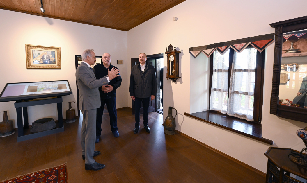 President Ilham Aliyev, President Aleksandr Lukashenko visit Bulbul House-Museum in Shusha (PHOTO)