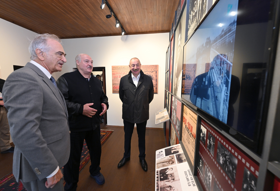 President Ilham Aliyev, President Aleksandr Lukashenko visit Bulbul House-Museum in Shusha (PHOTO)
