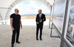 Президент Ильхам Алиев заложил фундамент села Беюк Марджанлы Джебраильского района (ФОТО/ВИДЕО)