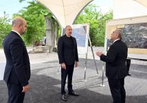 Президент Ильхам Алиев заложил фундамент внутренней дорожно-коммуникационной сети города Зангилан (ФОТО/ВИДЕО)
