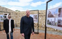Президент Ильхам Алиев и Первая леди Мехрибан Алиева приняли участие в открытии Зангиланской мечети (ФОТО/ВИДЕО)