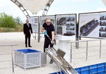 Президент Ильхам Алиев заложил фундамент села Сарыджаллы Джебраильского района (ФОТО/ВИДЕО)
