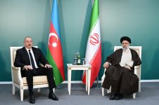 Состоялась встреча Президента Ильхама Алиева и Президента Сейида Ибрахима Раиси с участием делегаций (ФОТО)