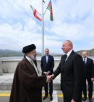 Президент Ильхам Алиев и Президент Сейед Ибрахим Раиси встретились на азербайджано-иранской государственной границе (ФОТО)