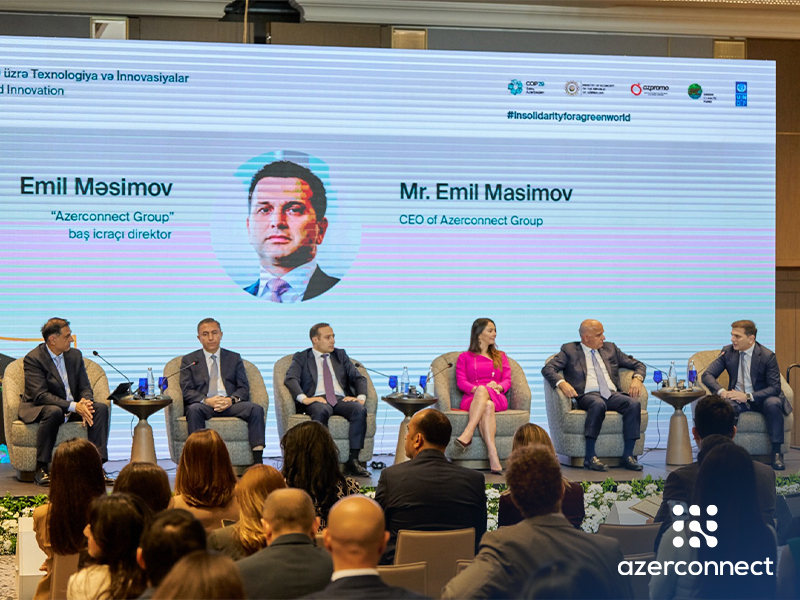 Azerconnect Group приняла участие в Бизнес-форуме, проводимом в рамках COP29 (ФОТО)