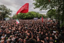 В Тебризе началась церемония прощания с президентом Ирана