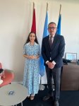 Вице-президент Фонда Гейдара Алиева Лейла Алиева провела встречи в офисе ООН в Швейцарии