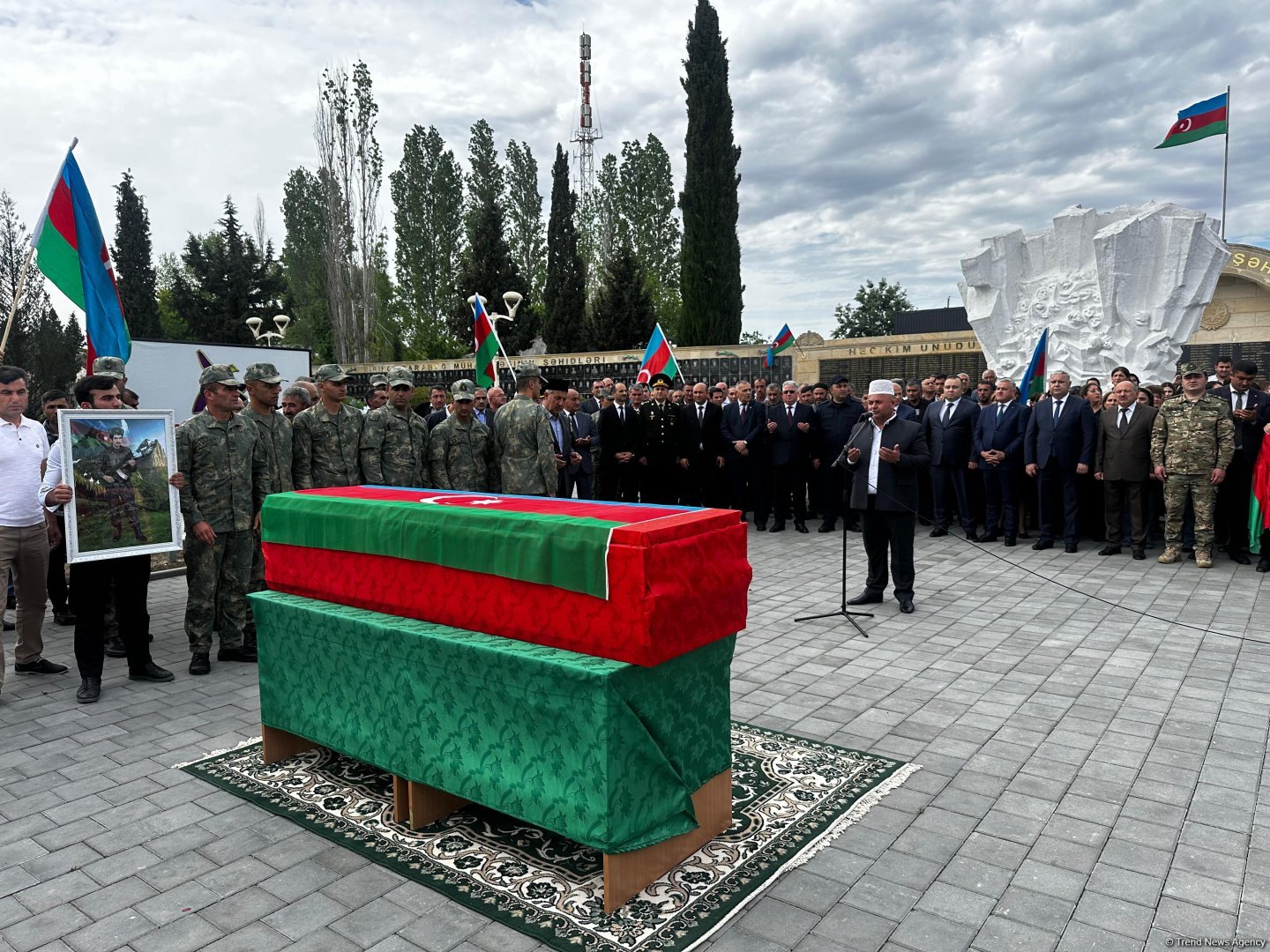 В Тертере прошли похороны шехида Адалята Алиева, пропавшего без вести во время I Карабахской войны (ФОТО)