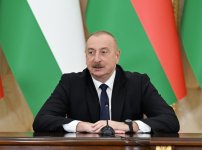 Президент Ильхам Алиев и Президент Эмомали Рахмон выступили с заявлениями для прессы (ФОТО/ВИДЕО)