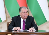 Президент Ильхам Алиев и Президент Эмомали Рахмон выступили с заявлениями для прессы (ФОТО/ВИДЕО)