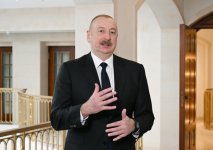 Президент Ильхам Алиев дал интервью телеканалу Euronews (ВИДЕО/ФОТО)