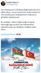Вице-президент Турции поздравил Азербайджан с Днем независимости