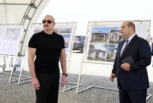 President Ilham Aliyev lays foundation stone for Taghibayli village in Aghdam district (PHOTO/VIDEO)