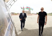 President Ilham Aliyev lays foundation stone for Namirli village in Aghdam district (PHOTO/VIDEO)