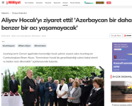 Визит Президента Ильхама Алиева и Первой леди Мехрибан Алиевой в Ходжалы в центре внимания ведущих СМИ Турции (ФОТО)